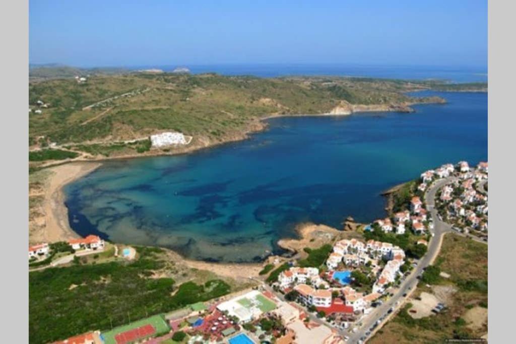 Miravent Terraza Y Jardin Frente Al Mar Menorca Lägenhet Fornells  Exteriör bild