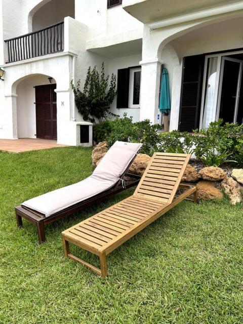 Miravent Terraza Y Jardin Frente Al Mar Menorca Lägenhet Fornells  Exteriör bild